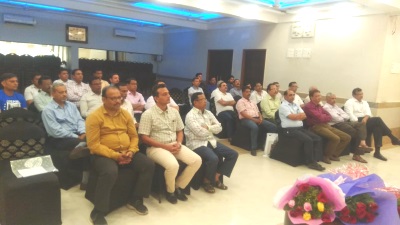 The audience at CREDAI Jalgaon meeting 